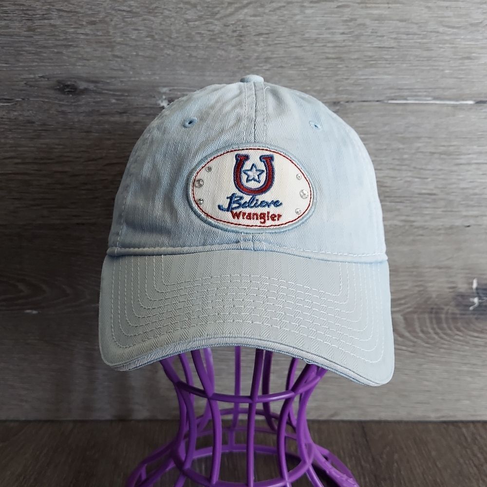 Wrangler Faded Vintage Washed Style Denim Hat One Size